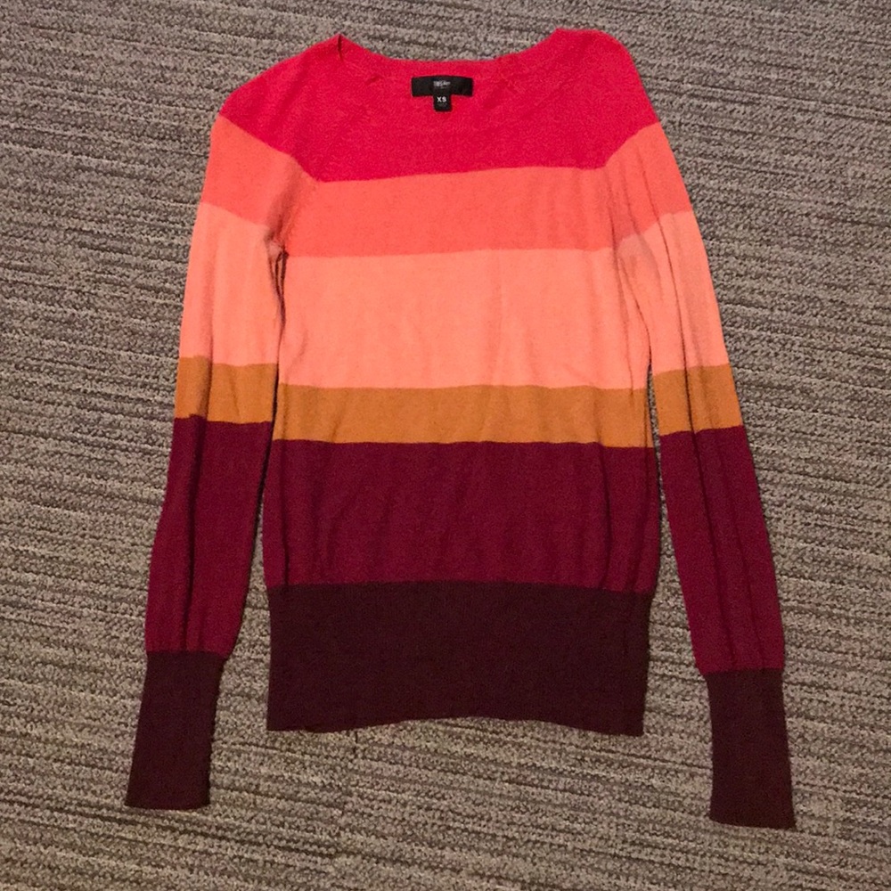 Color block sweater